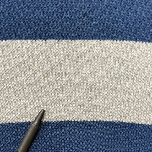 Paul & Shark Sweater Mens XL Italian Wool Blue Gray Striped Crewneck Pullover - Picture 6 of 9